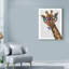 «Chewing Giraffe», art textuel sur toile tendue-33420826