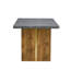 Table moderne au design gris ciment et fabrication de qualité pour votre salle à manger