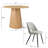 Caetano 4-Person Solid and Pedestal Dining Set-1485383875-1488950001