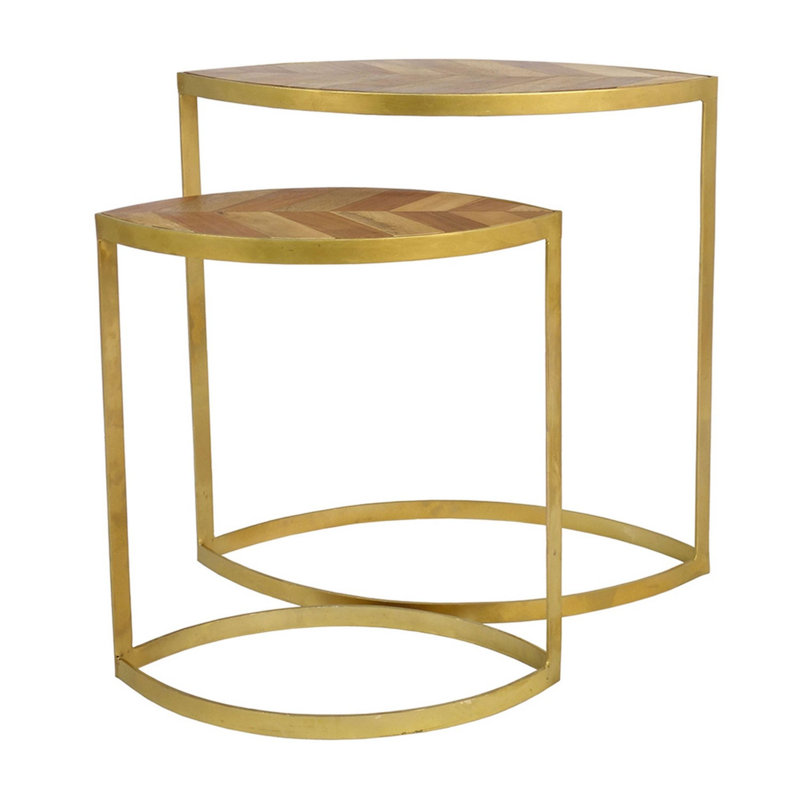 Ensemble de tables de bout Graziose