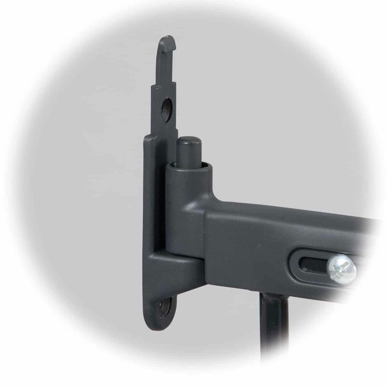 Angle Mount Safety Gate, Black