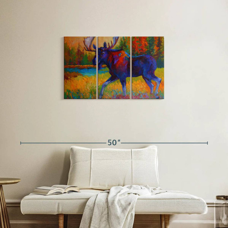 Brampt Majestic Moose, 20" H x 33" W