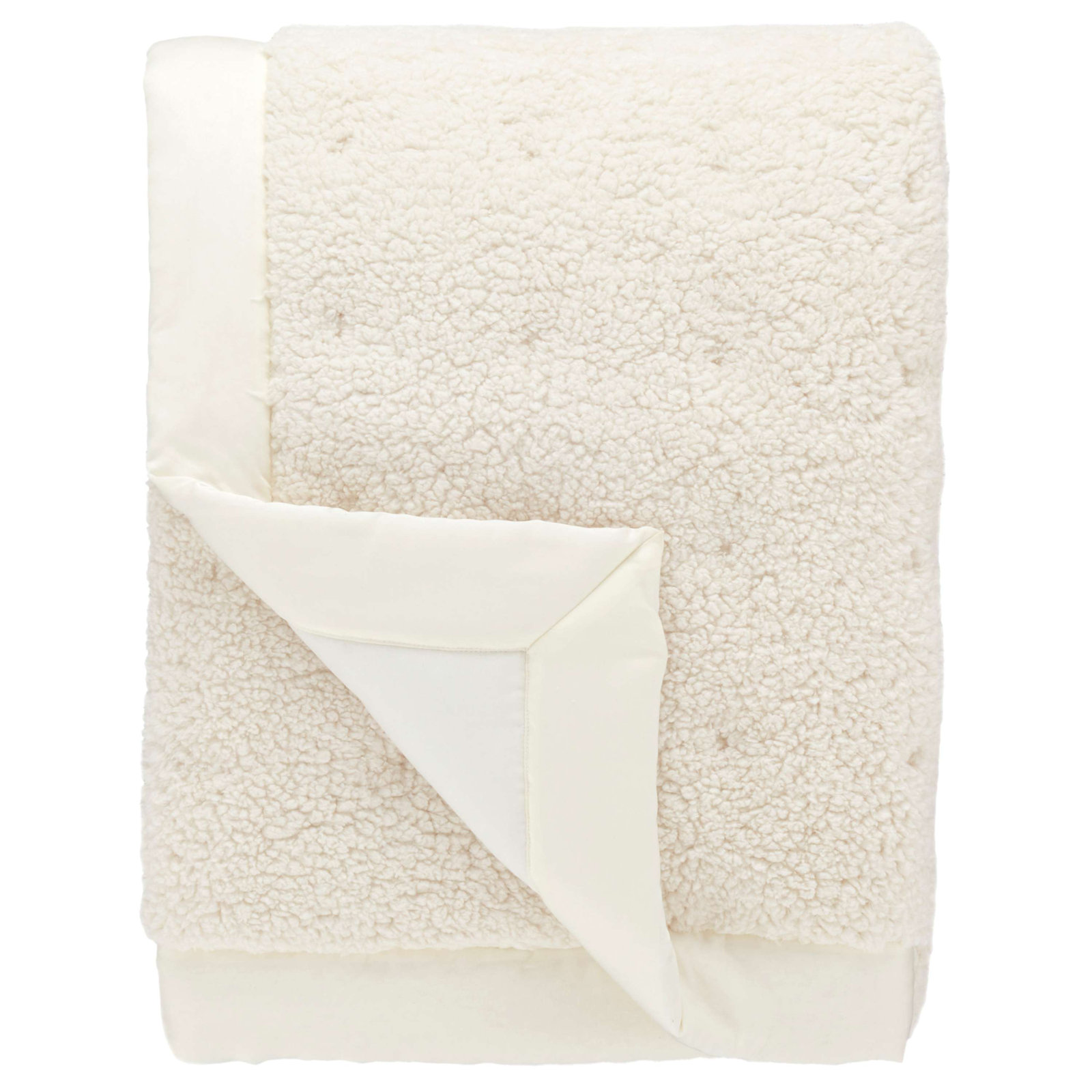 Marshmallow Throw Blanket, Ivory