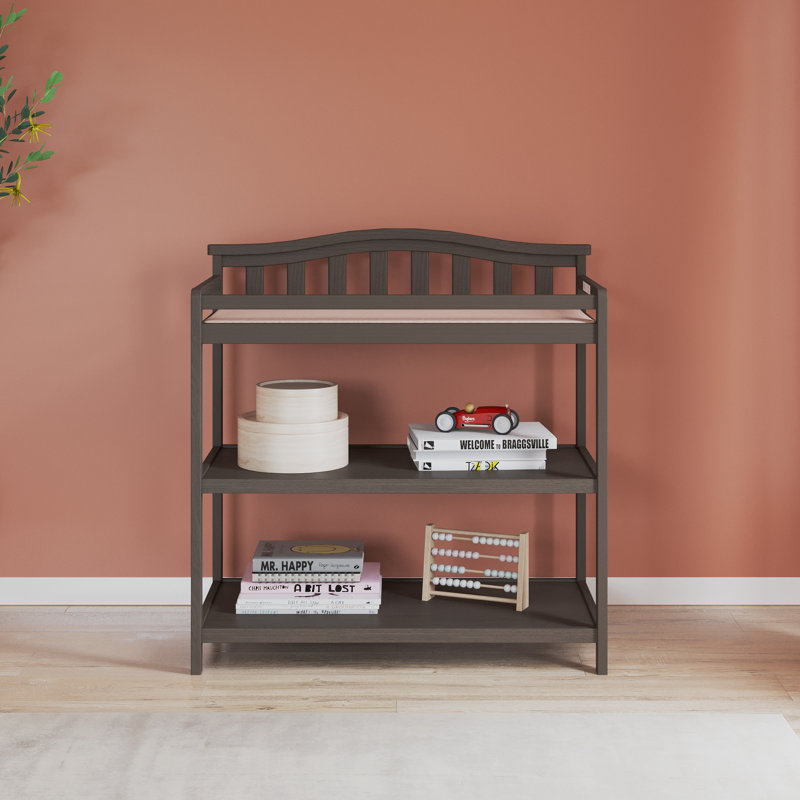 Table à langer en arc avec coussin Camden Child Craft, Gris Dapper