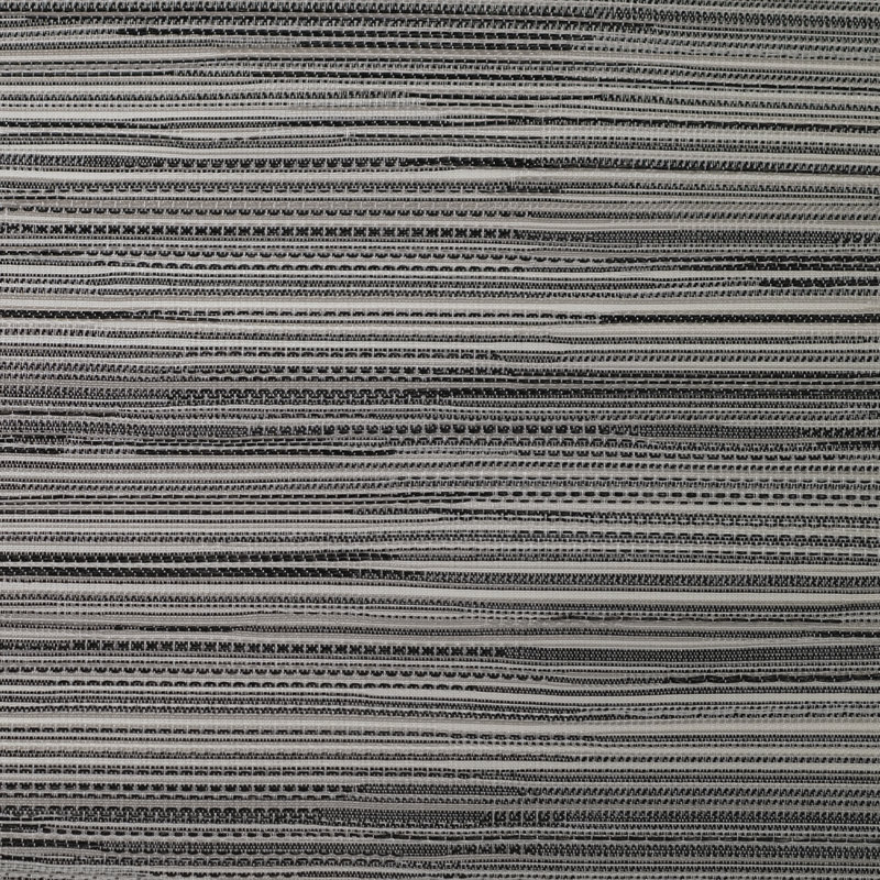 Rideau d'intimité à rayures naturelles, Moderne, L 51 po x L 48 po