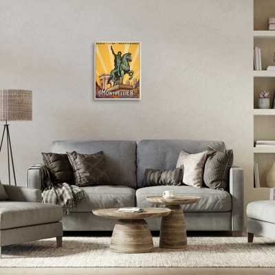 Montpellier Vintage Advertisement Canvas, design by Marcus Jules