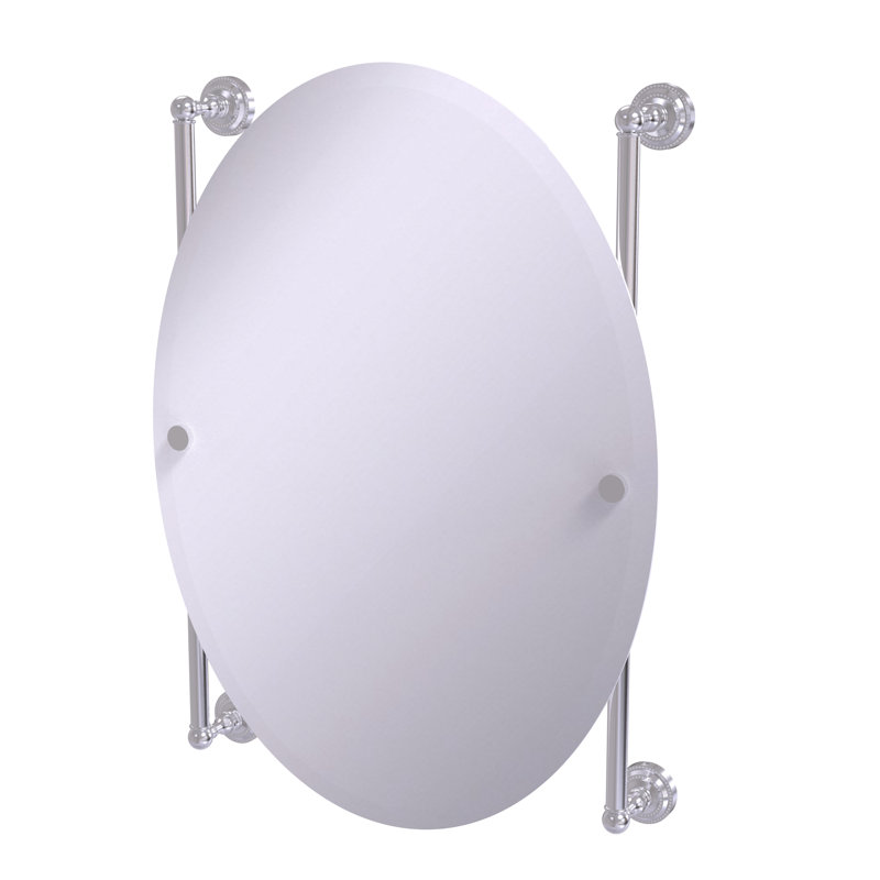 Marchmont Wall Mirror, Satin Chrome