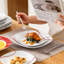 Piece Porcelain China Dinnerware Set - Service for 12