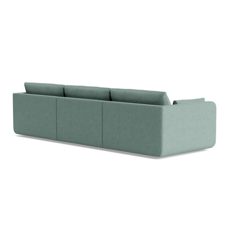 Eva Sofa With Chaise (116"), Performance Weave - Spa