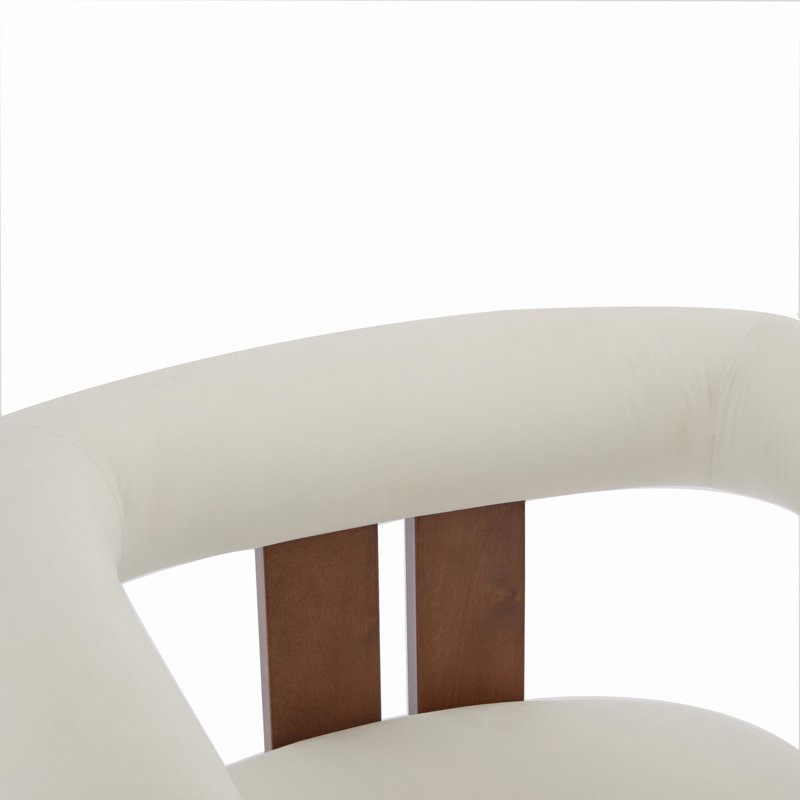 Fauteuil, fauteuil d'appoint rembourré à trois pieds