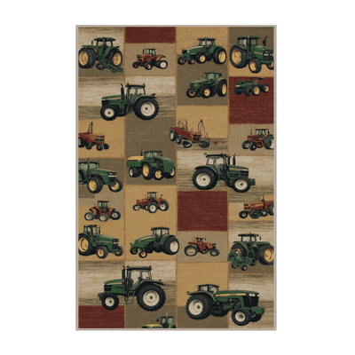 Tapis beige lavable à la machine