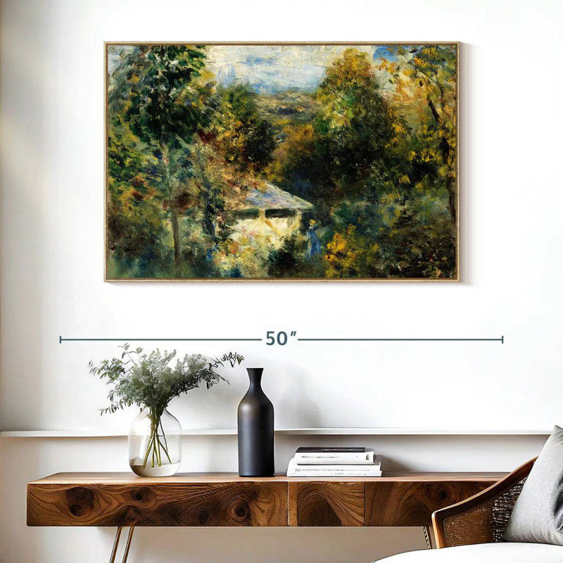 Louveciennes, Cadre flottant en bois naturel, 43 po x 29 po