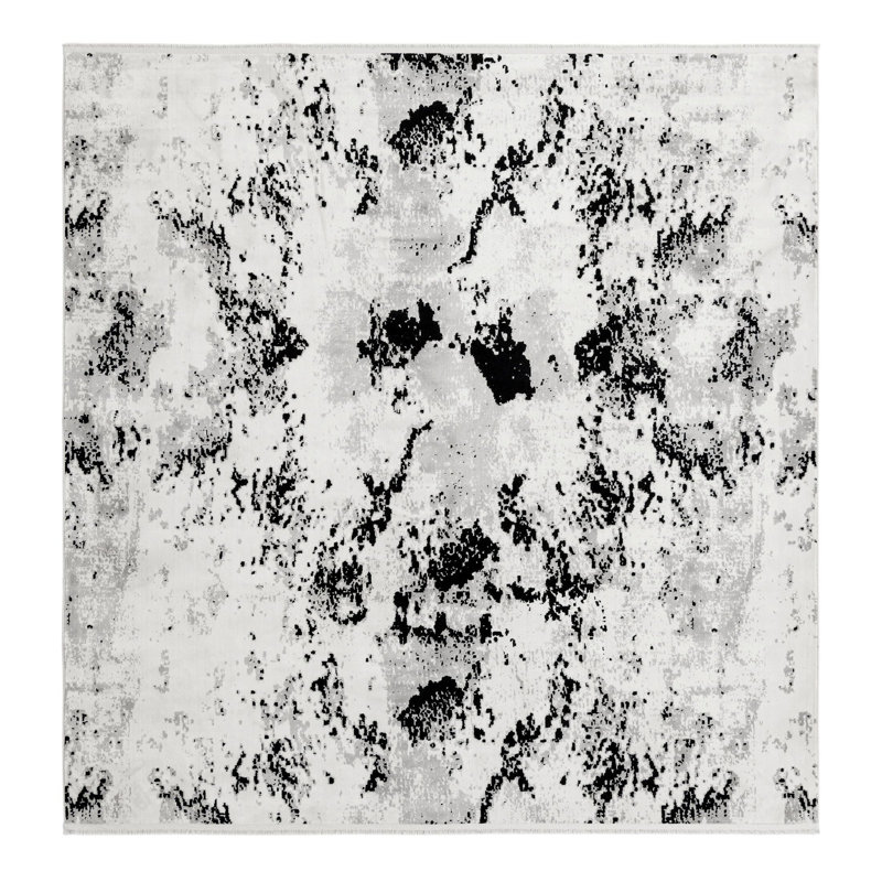 Bralin Abstract Indoor Rug, Square 7'10"