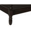 Table d'appoint, 2 niveaux, table de bout, table d'appoint, carré, table de chevet, chambre à coucher, lampe, placage brun, traditionnel