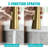 Kitchen Faucet With Pull-Down Sprayer, Stainless Steel Kitchen Faucet, High Arc Single Handle Faucet, Suitable For 1 Or 3 Holes In Kitchens, Rvs, And Laundry Rooms.-114222724
