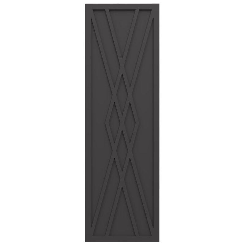 Volets de style moderne EnduraCore Composite Florence, L 12 po, H 44 po, Montagne ombrageuse