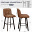 Tabouret de bar pivotant à hauteur de comptoir 30 po pour îlot de cuisine-117276402-117276406-120797433