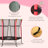 4' Hexagon Kid Trampoline with Safety Enclosure-70885432