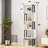 5-Tier S-Shaped Bookshelf, Modern Geometric Bookcase With Narrow Freestanding Design For Home Office Living Room Bedroom Storage And Display-347982285-347982290