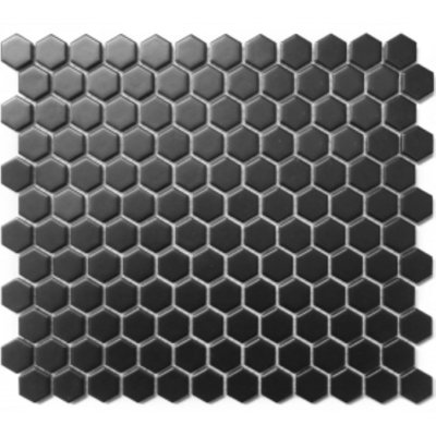 Cascade 1" x 1" Porcelain Honeycomb Mosaic Wall & Floor Tile