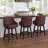 Gehrman 26''H Swivel Counter Height Stools With Solid Wood Frame-120276916-120276918