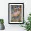 Two Ballet Ballerina Dancers in Pink and Orange by Edgar Degas - Framed Print-62792522-62792528
