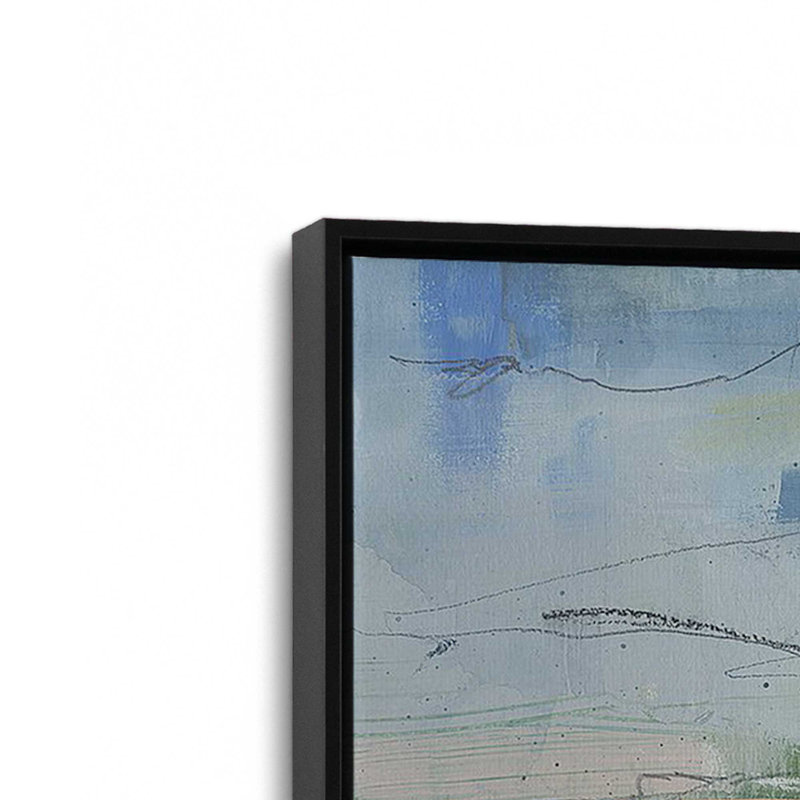 «Twilight's First Glow», reproduction sur toile, Cadre flottant noir satiné, H 34 po x l 50 po x P 1,75 po