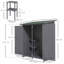 Verdant Rustic Fir Wood Garden Shed With Asphalt Roof And Lockable Door