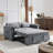 Versatile Convertible Sofa with Adjustable Backrest and Pull-Out Bed for Compact Spaces-2091538142