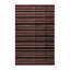 Tapis brun à rayures horizontales lavable à la machine-1284414999