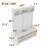 Modern White Hall Tree With 6 Metal Hooks - 3 Top Dividers & Shoe Storage For Entryway-1487034237