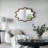 31" x 30" Wooden Accent Mirror