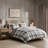 Cozy Bedding Sets Microfiber Full Queen Rustic Plaid For Home