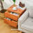 Mid Century Modern Grooved Handle Wood Nightstands Side Table Bedroom Storage Drawer-83329806