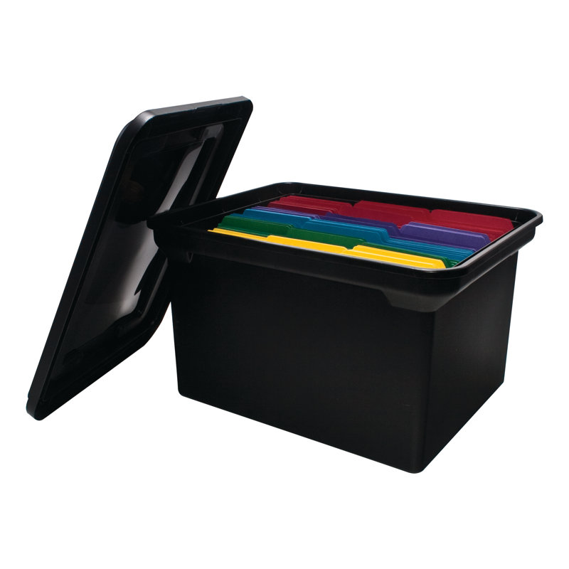 File Tote with Lid