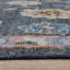 Tapis traditionnel bleu / multicolore en laine Gowen-1658250417