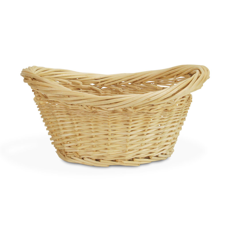 Panier ovale en osier, 6,75 po x 16,25 po x 12 po