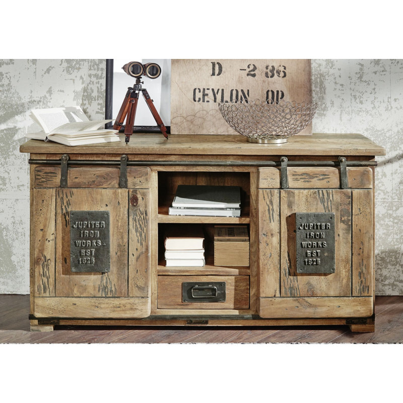 Railway 128cm Sideboard, Natural