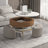 Round Lift-Top Coffee Table Set-657606210