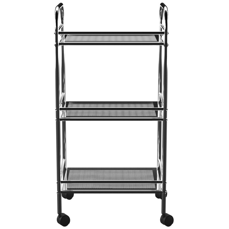 Steel Bathroom Shelves, Chrome