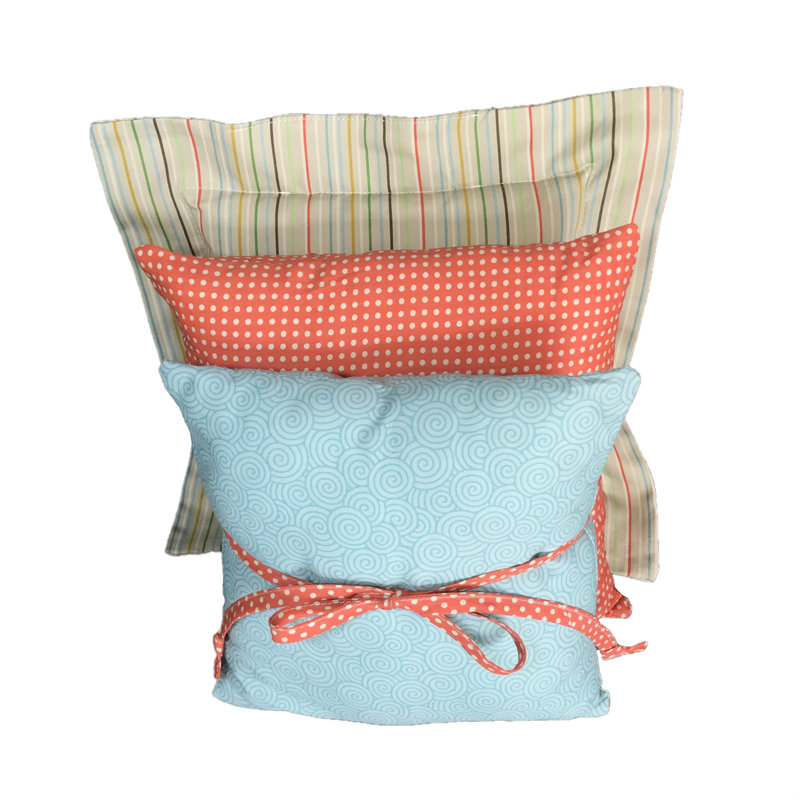 Jungle Scribbles Cotton Throw Pillow