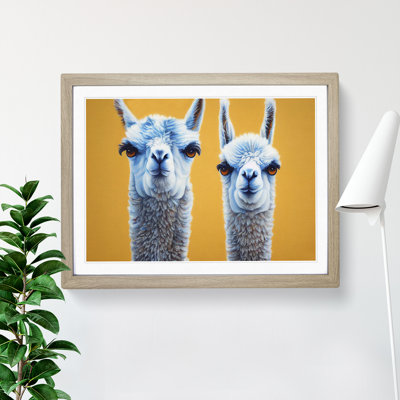 Soulful Llamas - Framed Print