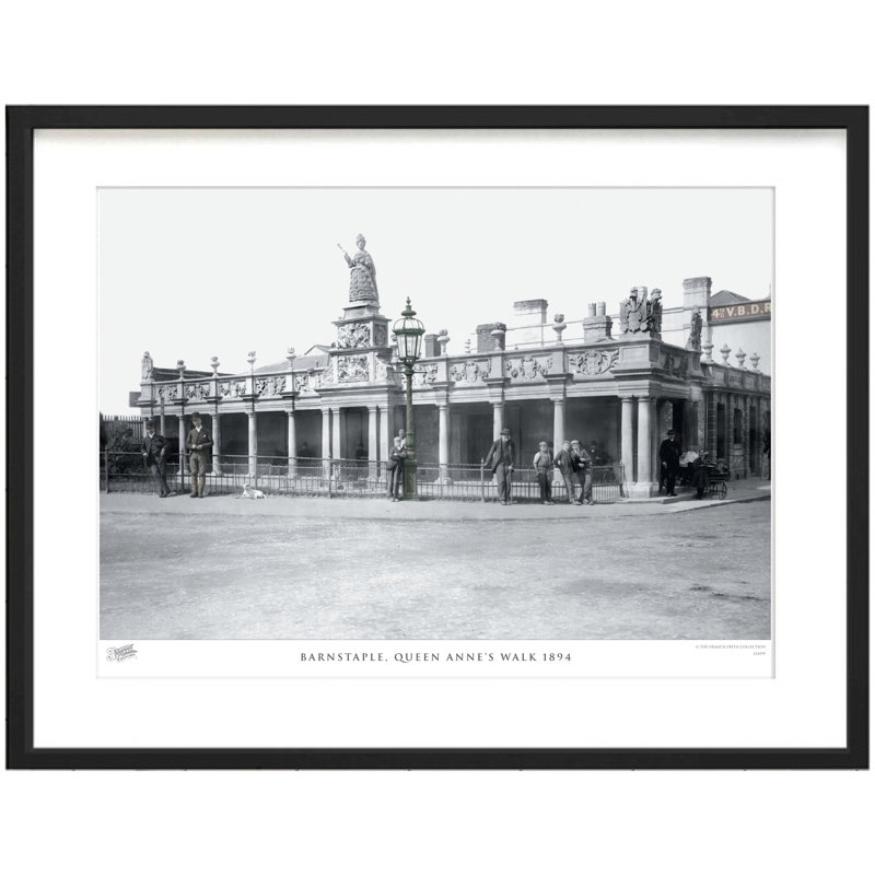 Barnstaple, Queen Anne's Walk 1894 - Single Picture Frame Print, 28cm H x 36cm W x 2.3cm D