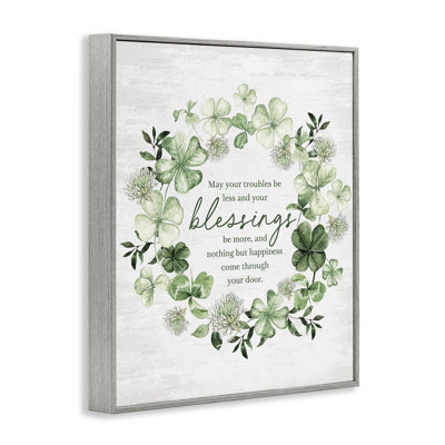 Giclée, "Trouble Less & Blessings More", giclée par Designed
