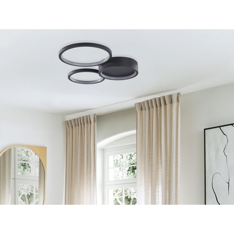 Hyler - Light LED Shaded Pendant, Black