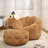 Elaine 46‘’ 3-in-1 Bean Bag Chair&Lounger with Ottoman -1419484312