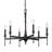 Hadiyaah 6 - Light Steel Dimmable Empire Chandelier