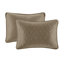 Couvre-lit très grand réversible - Tissu doux prélavé 2 taies décoratives pour une expérience de sommeil propre et confortable Sommeil hygiénique