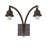 18" Wide Arnage 2 Light Wall Sconce