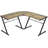 Bourdon L-Shaped Metal Base Writing Desk-983694522
